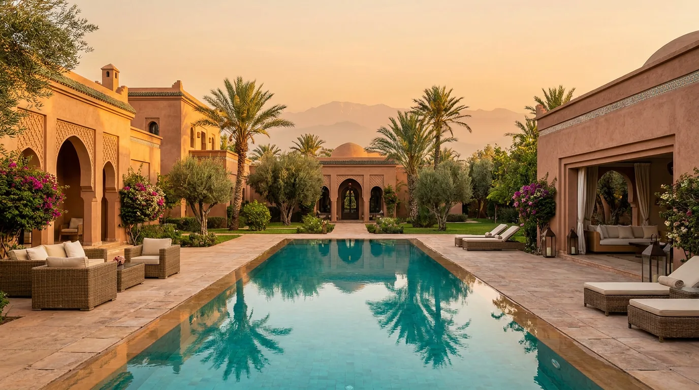 Villa et riad de luxe à Marrakech